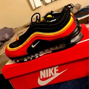 Nike Air Max 97 Shoes in Black/Multicolor